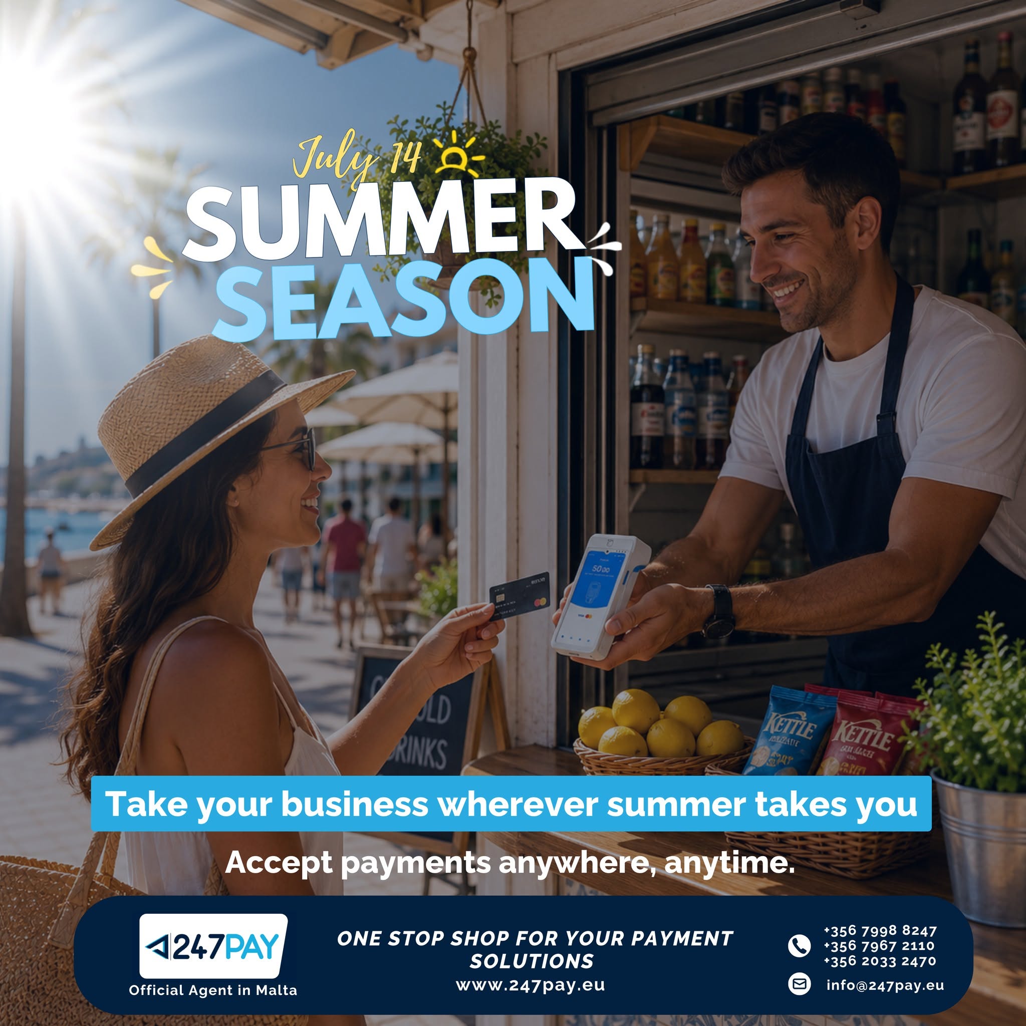 Publication 247Pay — paiements pendant la saison estivale