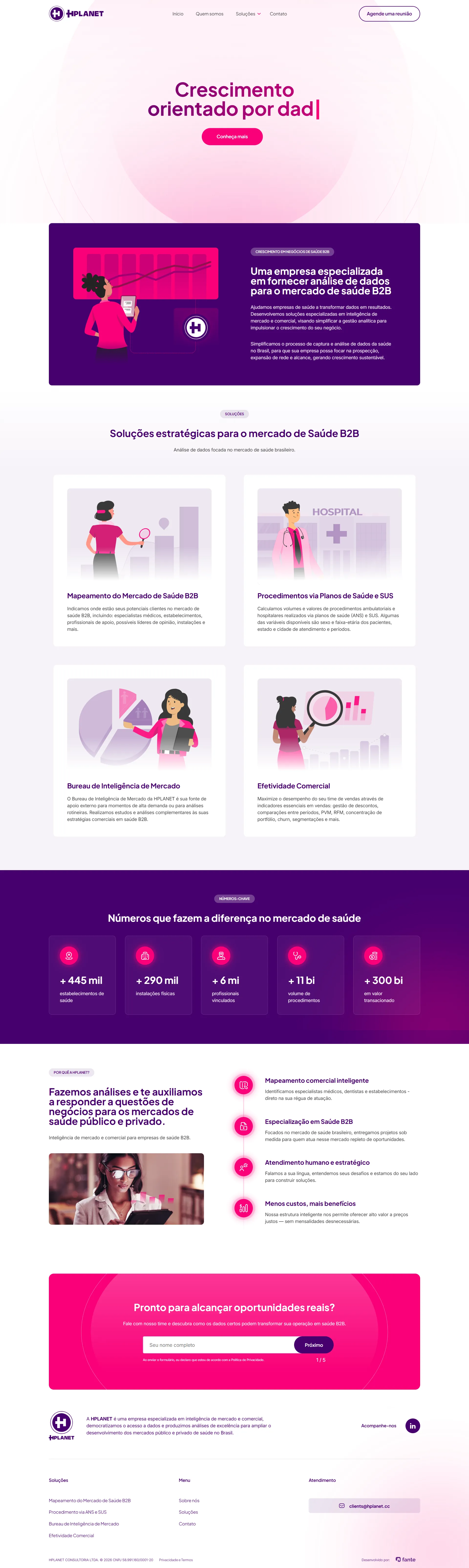Desktop website showcase